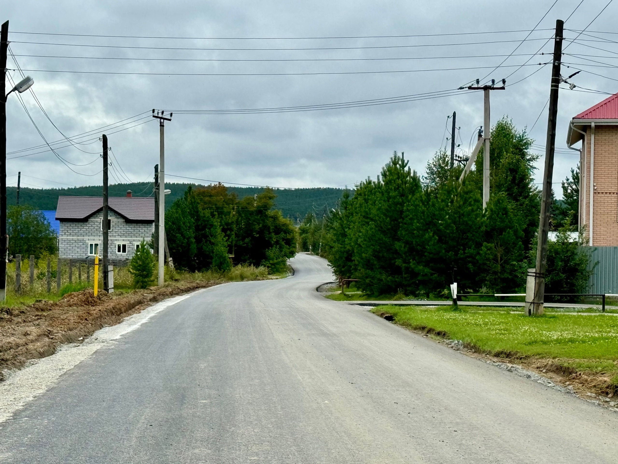 Ремонт дороги в Кашино