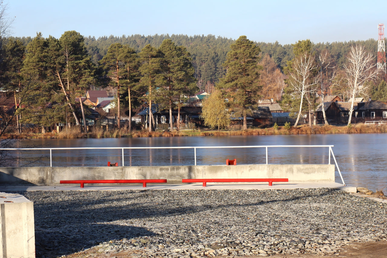 Обновленный пожарный пирс в поселке Каменка Обновленный пожарный пирс в поселке Каменка